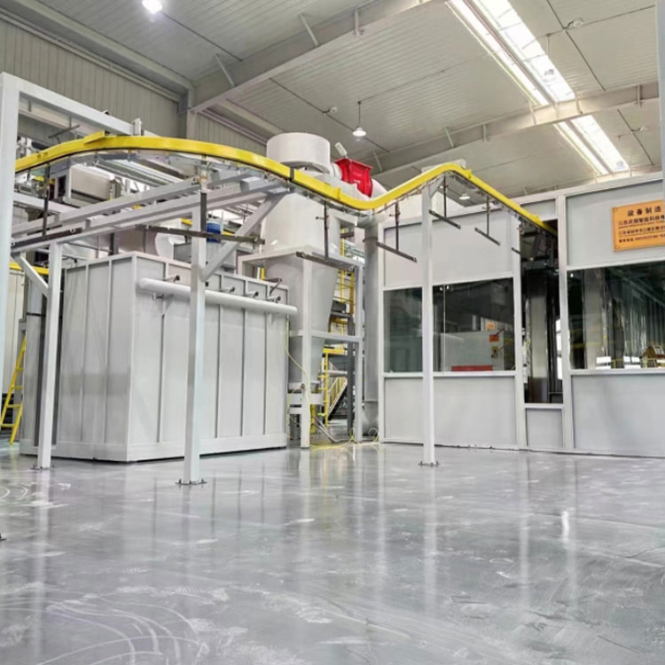 Equipamento de pulverização de pó totalmente automático